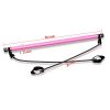PLEASION Pilates Exercise Resistance Band, Yoga Pilates Bar Reformer Kit