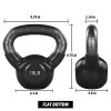 ZHERMAO 10lb Kettlebell Weights Vinyl Coated Kettle Bell
