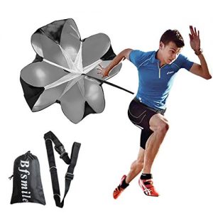 Bfsmile Running Speed Training 56" Parachute with Adjustable Strap