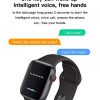 Fitness Tracker Smartwatch with Heart Rate Monitor and Color Touch Display
