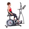 3-in-1 Exercise Machine - Trio Trainer Plus Two for Home Gym | Elliptical, Cycle, Recumbent Bike in One