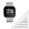 Fitbit Versa Smart Watch, Gray/Silver Aluminium, One Size