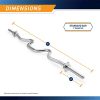 Marcy Triceps and Biceps Combo Curl Bar for 1-inch Weight