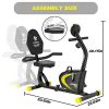 pooboo Magnetic Recumbent Exercise Bike for Adults Seniors