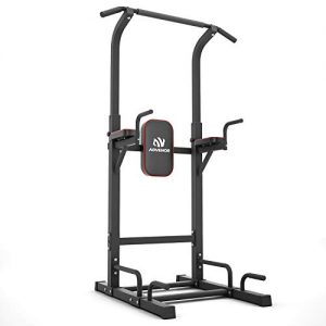 ADVENOR Power Tower Dip Station Pull Up Bar for Home