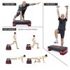 Sandinrayli 27'' Fitness Aerobic Step Riser Trainer Height Adjustable