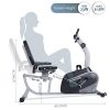 Maxkare Magnetic Recumbent Exercise Bike, Indoor Stationary