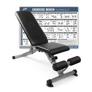 RitFit Adjustable / Foldable Utility Weight Bench for Home Gym