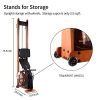 Mobifitness Wooden Water Rowing Machine with Adjustable Resistance and LCD Monitor