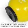 Vinyl Coated Kettlebell with Wide, Smooth Handle and Rubber Base - Durable Cast Iron for High-Quality Indoor & Outdoor Training - Available in Various Weights from 5 to 50 lbs
