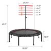 GARTIO 50" Exercise Trampoline Rebounder, Portable & Foldable Silent
