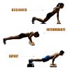 PACEARTH Wood Push Up Bars Support 660 lbs