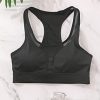 Women Sport Bra Back Pocket Running Yoga Bras Padded