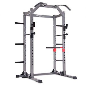 Body Power Deluxe Rack Cage with Accessories, Attachments