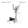 Sunny Health & Fitness SF-E905 Elliptical Machine Cross Trainer