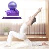 VISCO Yoga Mat Non-Slip Extral Thick Exercise Ball 65cm Yoga Ball