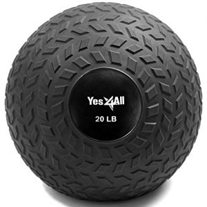 Yes4ll 20 lbs Slam Ball for Strength and Crossfit Workout
