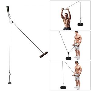 antWalking Forearm Wrist Roller Trainer, Pulley Cable System