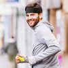 Gym Sweat Headbands for Men Grey Army Green