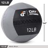 Day 1 Fitness Soft Wall Medicine Ball 12 Pounds