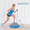 DEVEBOR Half Balance Ball Trainer with Pump Yoga Exercise Ball