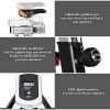 Goplus Indoor Cycling Bike, Stationary Bicycle with Flywheel and LCD Display