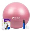 Lusuroi Exercise Ball for Yoga, Pilates, Fitness, Balance, Stability, Birthing