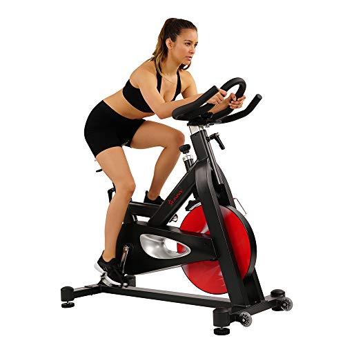 Sunny Health & Fitness Evolution Pro Magnetic Belt Drive Indoor Cycling Bike