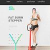 Valenfit Stair Stepper Exercise Equipment Adjustable Stepping Machine