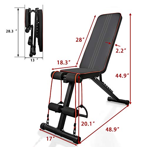 QingAn Adjustable Weight Bench for Home Gym TOP Product - Ultimate ...