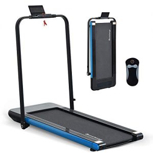 LINKLIFE Willy 2 in 1 Folding Treadmill, 2.25 HP Smart Walking Running Machine