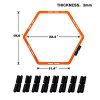 SEA GIANT Hexagonal Speed & Agility Rings,Hexagonal Training Ladder