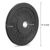 PINROYAL Bumper Plates 15LB Set, Olympic Weight Plates