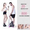 Step Fitness Machine with Resistance Bands & Waist Twisting