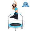SereneLife Portable & Foldable Trampoline - 40" in-Home Mini Rebounder