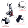 Sunny Health & Fitness Magnetic Elliptical Trainer Machine w/ Tablet Holder