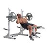Weider Platinum Utility Bench, Squat Rack, Black