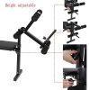 Adjustable Weight Bench with Squat Rack, Leg Extension
