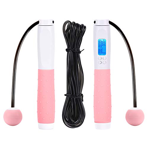 VICYUNS Jump Rope Digital Counter of Weight,Time,Loops