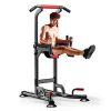 WEALLNERSSE Power Tower Workout Dip Station Adjustable