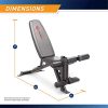 Marcy Adjustable 6 Position Utility Bench with Leg Developer