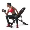 FLYBIRD Adjustable Bench,Utility Weight Bench for Full Body Workout
