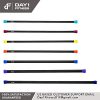 Day 1 Fitness Weighted Workout Bar with Rubber Padding