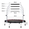 Foldable Mini Trampoline, Fitness Rebounder
