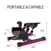 leikefitness Premium Portable Twist Stair Stepper Adjustable Resistance