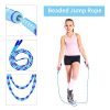 Jump Rope, Adjustable Length Tangle-Free Segmented Soft Rope
