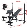 Adjustable Multi-Function Foldable Weight Bench and Fitness Barbell