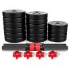 Vlemua US in Stock, Adjustable Dumbbells,88 Lbs Weight Set