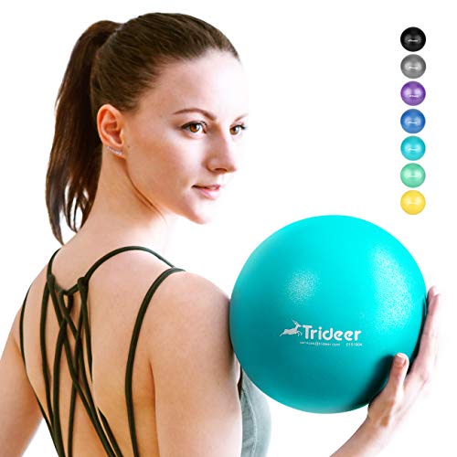 Trideer Pilates Ball, Barre Ball, Mini Exercise Ball, 9 Inch Small Bender Ball