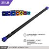 Day 1 Fitness Weighted Workout Bar with Rubber Padding